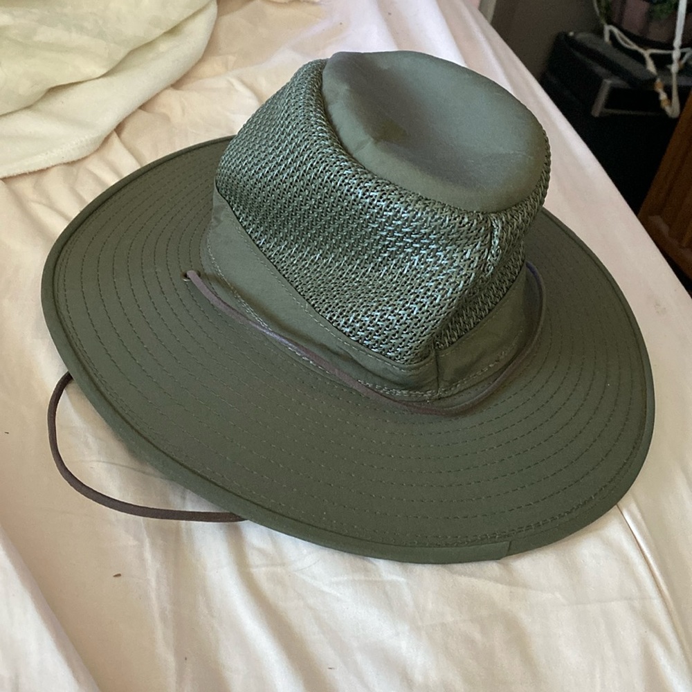Henschel Mens Aussie Breezer Hat Safari Mesh Packable Green Size Small 6 7/8